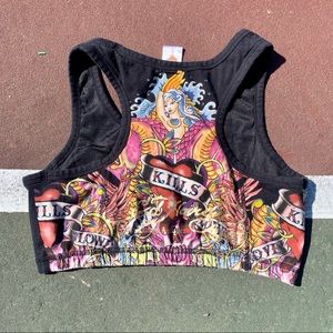 Ed Hardy Sports Bra size small